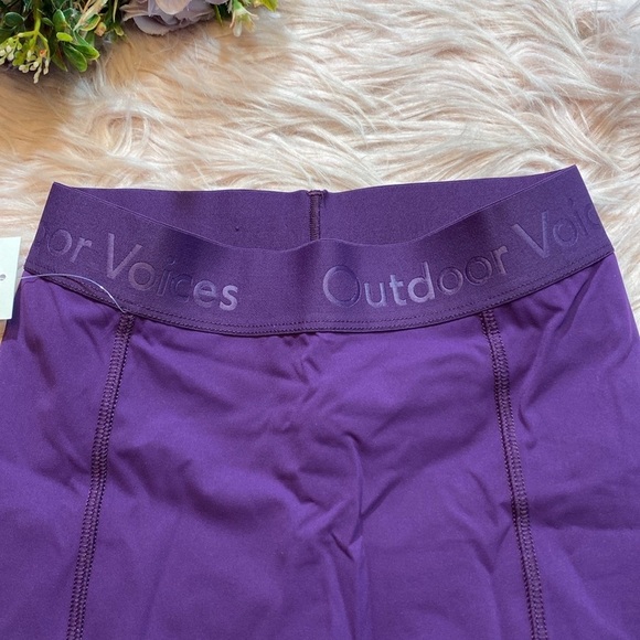 NWT Outdoor Voices Zoom 1.5” Bloomer Shorts in Açaí sz XXS - Picture 4 of 8